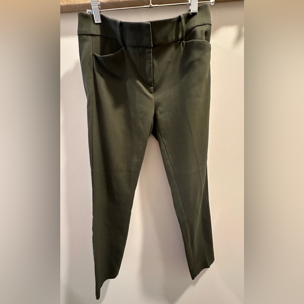 Ann Taylor LOFT Marisa Riviera skinny green pants